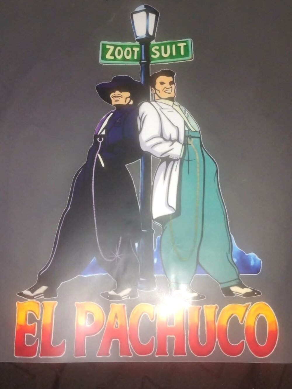Vintage Zoot Suit El Pachuco - IRON ON Heat TRANSFER - Very rare!